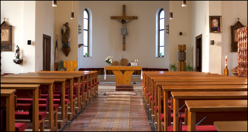 church that needs to be cleaned