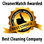 Best Restaurant Cleaning Company Winner Badge